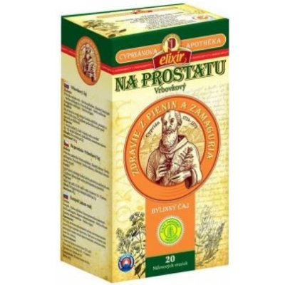 Agrokarpaty Cypriána na prostatu bylinný čaj čistý přírodní produkt 20 x 2 g