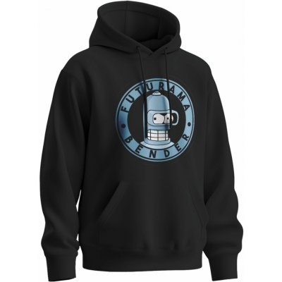 Sablio mikina s potiskem Futurama Bender černá – Hledejceny.cz