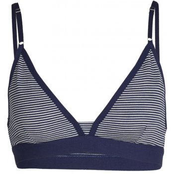 Icebreaker Wmns Siren bra Royal Navy/Snow/S