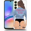 Pouzdro a kryt na mobilní telefon Samsung Picasee silikonové Samsung Galaxy A05s Crossfit girl nickynellow černé