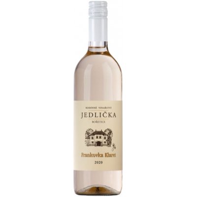 Jedlička Frankovka Klaret Pozdní sběr 11% 0,75 l (holá láhev) – Hledejceny.cz