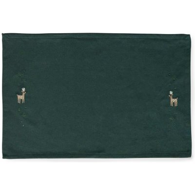 JUNA Vyšívané prostírání Reindeer 49x32 cm zelená – Zbozi.Blesk.cz