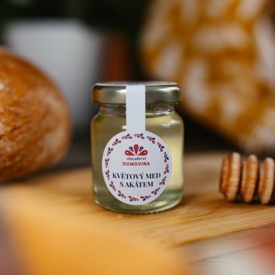 Včelařství Domovina Med květový s akátem 75 g – Zboží Dáma