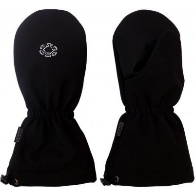 Fantom zimní softshellové rukavice s reflexním potiskem sněhové palčáky černé – Zbozi.Blesk.cz