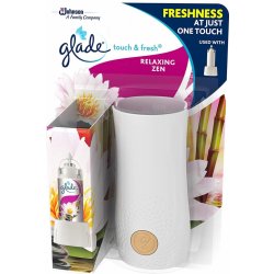 Glade Touch & Fresh Japonská zahrada osvěžovač vzduchu strojek + měnitelná náplň 2 x 10 ml