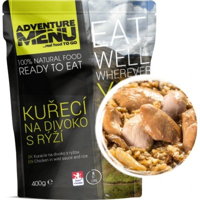 Adventure Menu Kuře na divoko s rýží 400 g – Zbozi.Blesk.cz