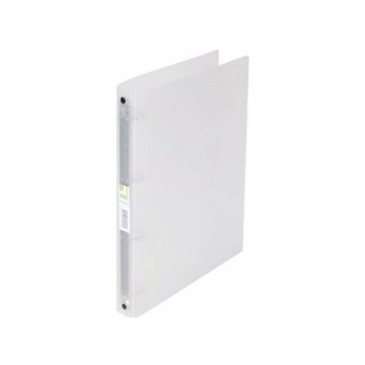 Q-CONNECT Pořadač 4-kroužkový celoplastový 2, 5 cm transparentní mléčný – Zboží Živě