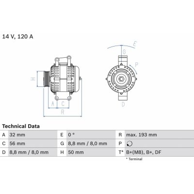 Alternátor BOSCH 0 986 047 660 – Zbozi.Blesk.cz