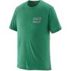 Pánské sportovní tričko Patagonia Pánské funkční tričko CAPILENE COOL merino GRAPHIC SHIRT zelená
