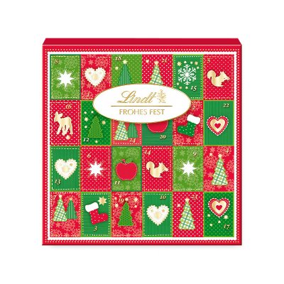Lindt Adventní kalendář Merry Christmas 115 g – Zboží Mobilmania