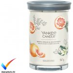 Yankee Candle – Signature Tumbler White Spruce & Grapefruit 567 g – Sleviste.cz