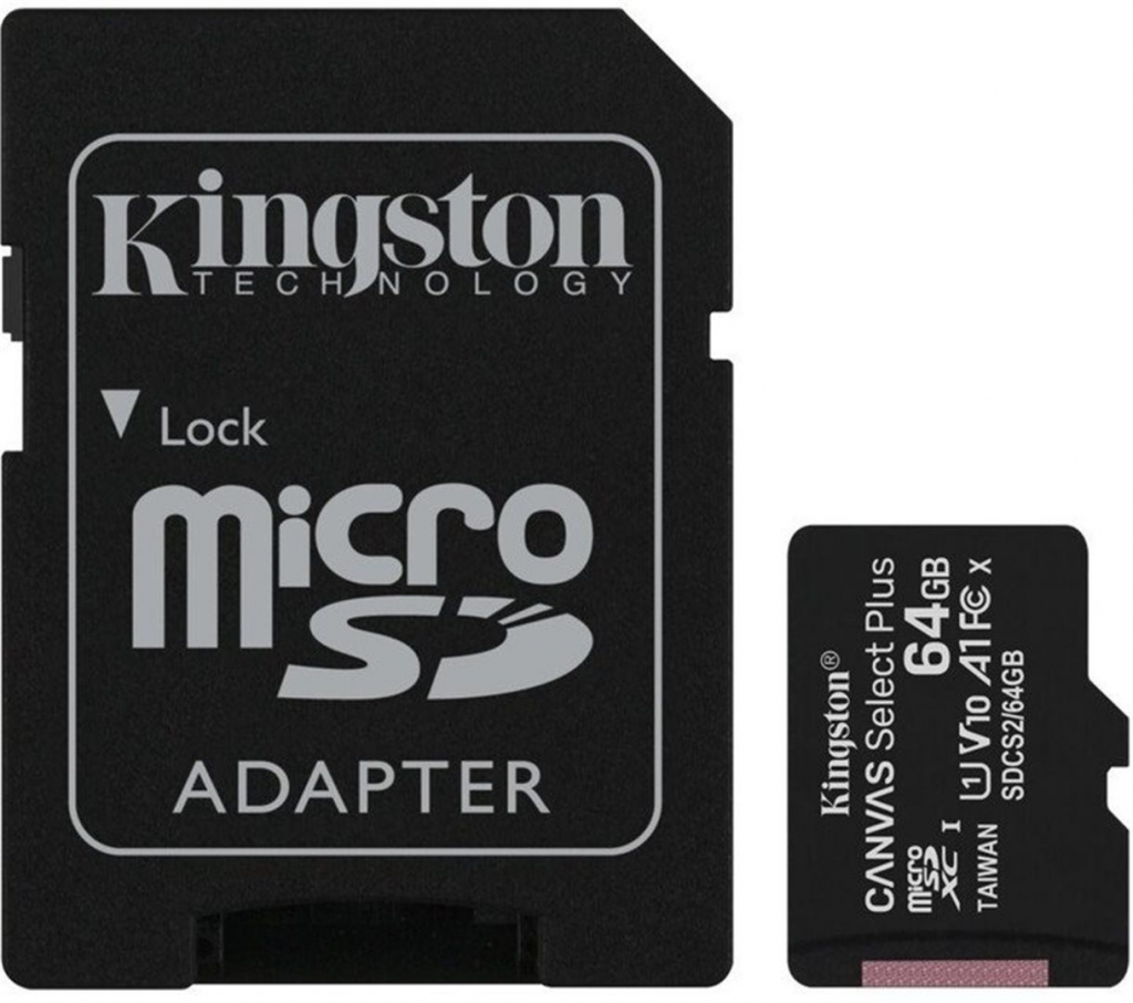 Kingston SDXC 64GB SDCS2/64GBSP