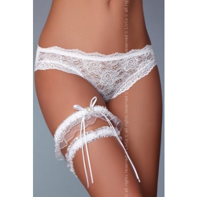 LivCo Corsetti Garter Set White Podvazky Univerzální bílá – Hledejceny.cz