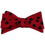Klukovna 1674 červený s černými puntíky – Zboží Dáma