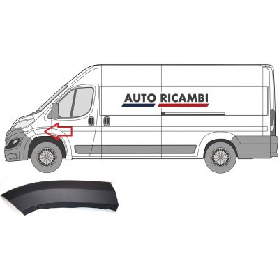 Ochranná lišta Fiat Ducato od 2014 levá, lem blatníku 735585448 – Zboží Mobilmania