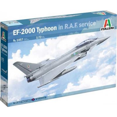 ITALERI Model Kit letadlo 1457 Eurofighter Typhoon EF-2000 In R.A.F. Service 1:72