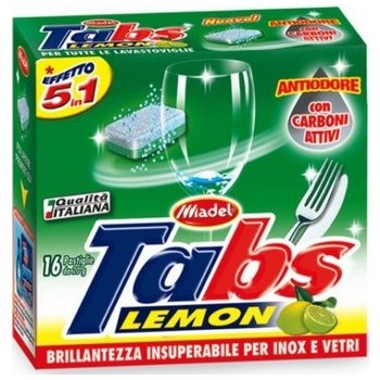 Tabs Lavastoviglie Lemon 5v1 multifunkční tablety do myčky 16 ks