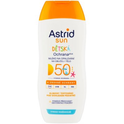 Astrid Sun Kids mléko na opalování SPF50 200 ml – Zboží Dáma