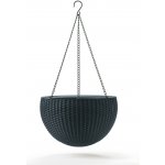 Keter Hanging Sphere květináč 35 x 35 x 22 antracit – Zboží Dáma