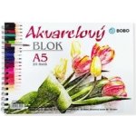 Bobo sešit Akvarelový blok A4 čistý 20 listů – Sleviste.cz