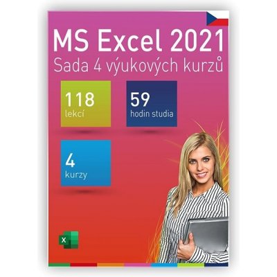 GOPAS Microsoft 365/2021 Excel - Sada 4 výukových kurzů, CZ – Zbozi.Blesk.cz