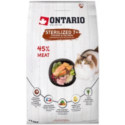 Ontario Cat Sterilised 7+ Chicken & Salmon 6,5 kg