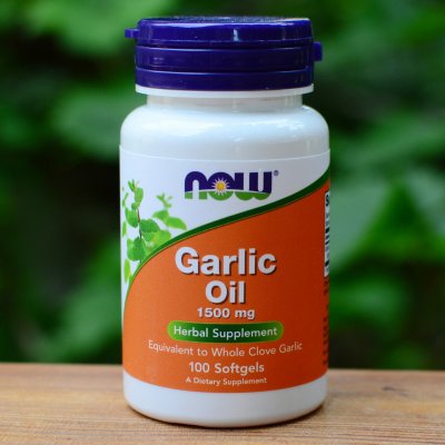 Now Foods Garlic Oil česnekový olej 1500 mg x 100 kapslí