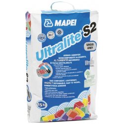 MAPEI Ultralite S2 Vysoce deformovatelné lepidlo 15kg šedé