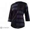 Cyklistický dres Troy Lee Designs Mischief 3/4 dámsky split stripe black