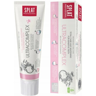 Splat Professional Ultracomplex bioaktivní pro komplexní péči a bělení citlivých zubů Comprehensive Care and Whitening of Sensitive Teeth 100 ml – Zboží Mobilmania