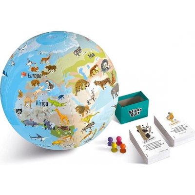Caly Animal Stick N Quiz Animals of the World 30 cm – Zboží Mobilmania