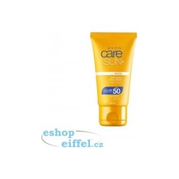 Avon Care Sun+ omlazující voděodolný opalovací krém na obličej pro citlivou  pleť SPF50 50 ml od 129 Kč - Heureka.cz