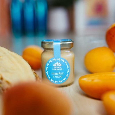 Včelařství Domovina Meruňky v medu 75 g – Sleviste.cz