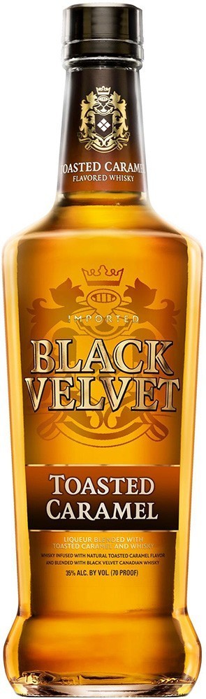 Black Velvet Toasted Caramel 35% 1 l (holá láhev)