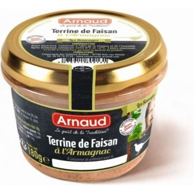 Gourmet Partners Bažantí terina s Armagnacem 180 g – Sleviste.cz
