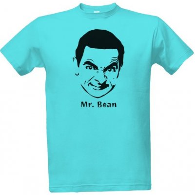 Tričko s potiskem Mr. Bean pánské Atoll blue