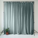 Linen Tales Blue Fog závěs modrá/šedá – Zboží Mobilmania