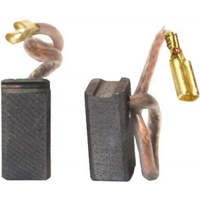 Asein 1256J Náhradní uhlíky (2ks) pro stroje DEWALT (6,5 x 12 x 13,5 mm), typ 505 – Zboží Dáma