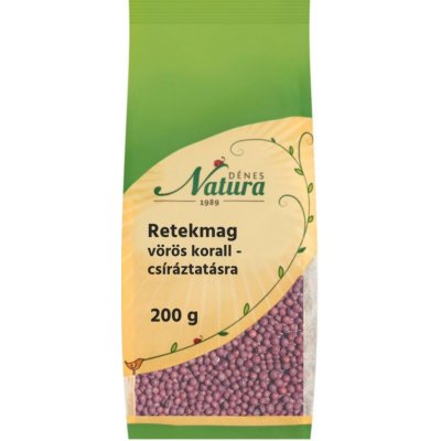 Dénes Natura Semena ředkvičky červené Coral na nakličování 200 g – Zboží Dáma