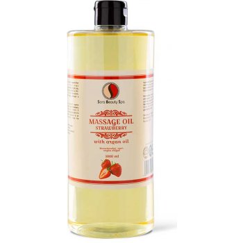 Sara Beauty Spa přírodní rostlinný masážní olej Jahoda 1000 ml