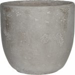 Mica Decorations Květináč Jimmy světle šedý pr. 19 x 18 cm – Hledejceny.cz