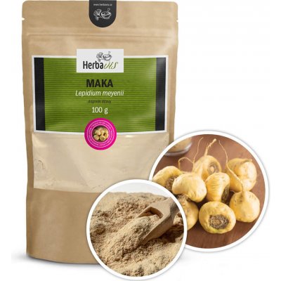 Herbavis Maka prášek Maca peruánská kořen mletý 100 g – Hledejceny.cz