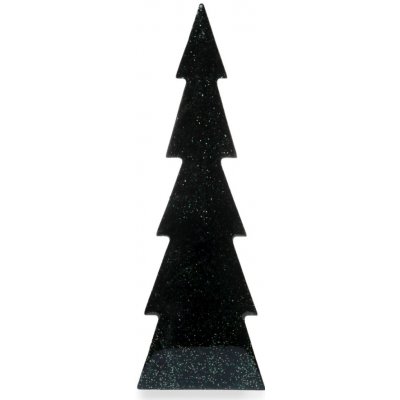 DRAGIMEX Vánoční dekorace stromeček černý 23,5 x 2,5 x 8 cm – Hledejceny.cz