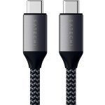 Satechi ST-TCC2MM USB-C to USB-C 100W Braided Charging, 2m, šedý – Zboží Živě