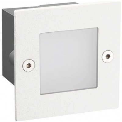 ACA Lighting LED zápustné nástěnné svítidlo PAS 2W/230V/3000K/90Lm/120°/IP54/IK08, bílé – Hledejceny.cz