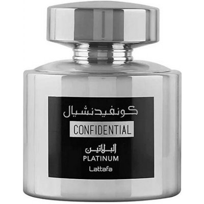 Lattafa Perfumes Confidentila Platinum parfémovaná voda unisex 100 ml