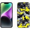 Pouzdro a kryt na mobilní telefon Apple mmCase Gelové iPhone 14 - maskáčový vzor 6