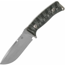 Fox Knives PRO-HUNTER FIXED STONEWASHED BLD- MICARTA CANVAS HDL FX-131 MBSW