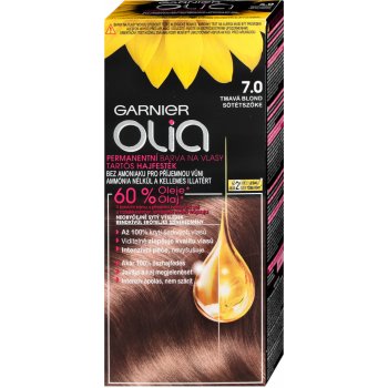 Garnier Olia 7.0 tmavá blond barva na vlasy