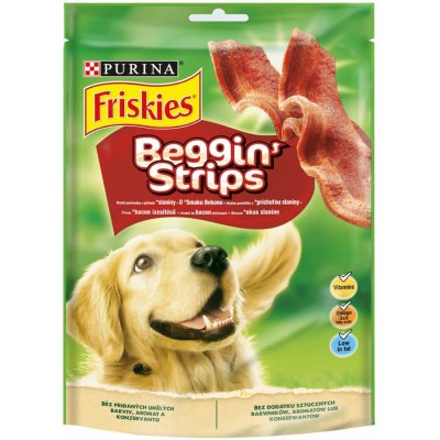 Purina Friskies Snack Beggin Strips Bacon 120 g – Zbozi.Blesk.cz